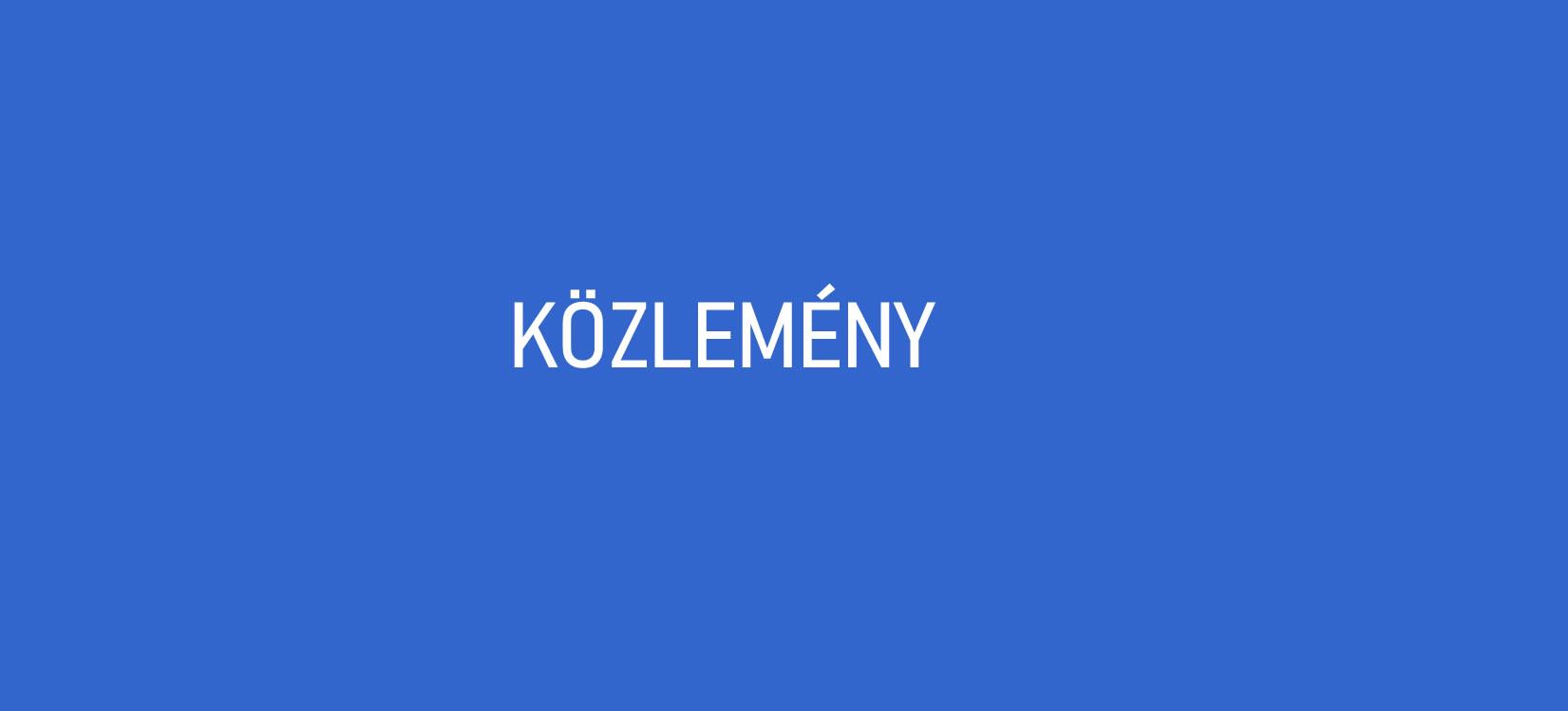 Közlemény